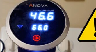 error sous vide coccion interrumpida o parada